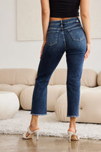 Dylan Full Size Tummy Control Distressed High Waist Raw Hem Jeans