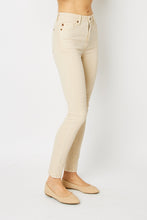 Garment Dyed Tummy Control Skinny Jeans