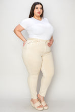 Garment Dyed Tummy Control Skinny Jeans