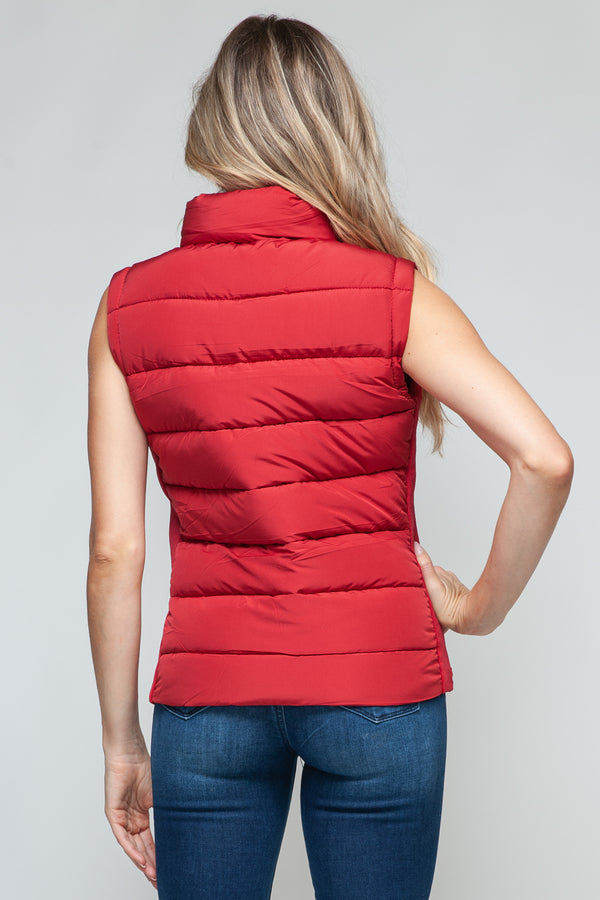 Turtleneck Vest with Pockets