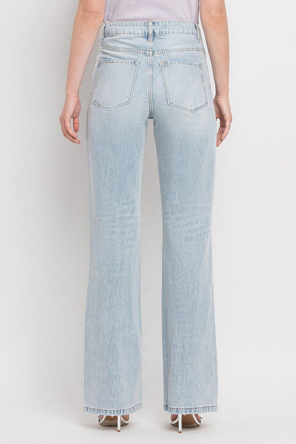 Monkey 90'S Vintage Super High Rise Flare Jeans