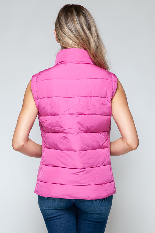 Turtleneck Vest with Pockets