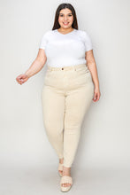 Garment Dyed Tummy Control Skinny Jeans