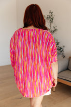 Blouse in Magenta Kaleidoscope