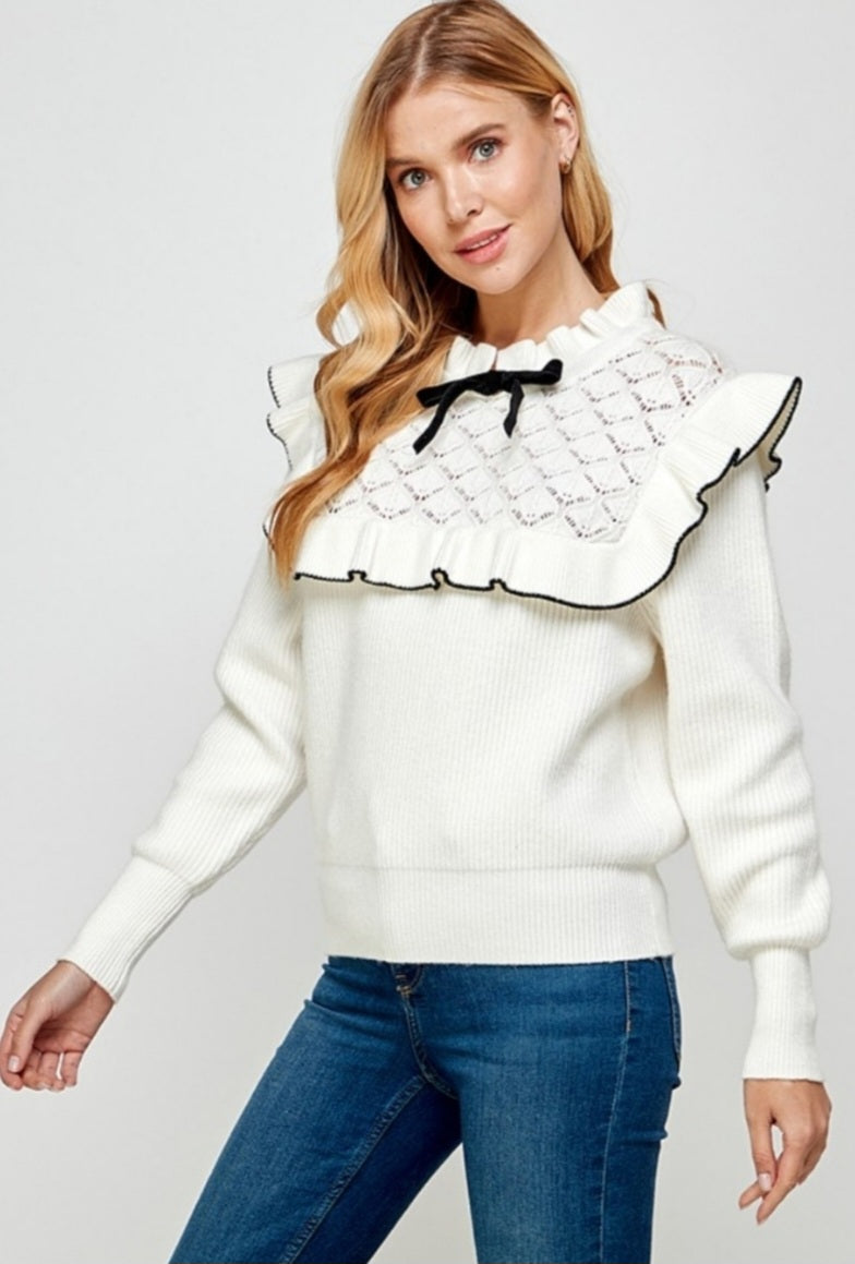 ivory sweater top