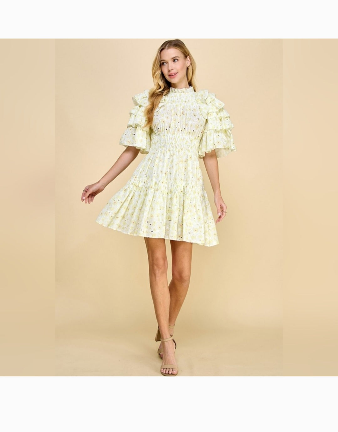 On The Way Lace Mini Dress