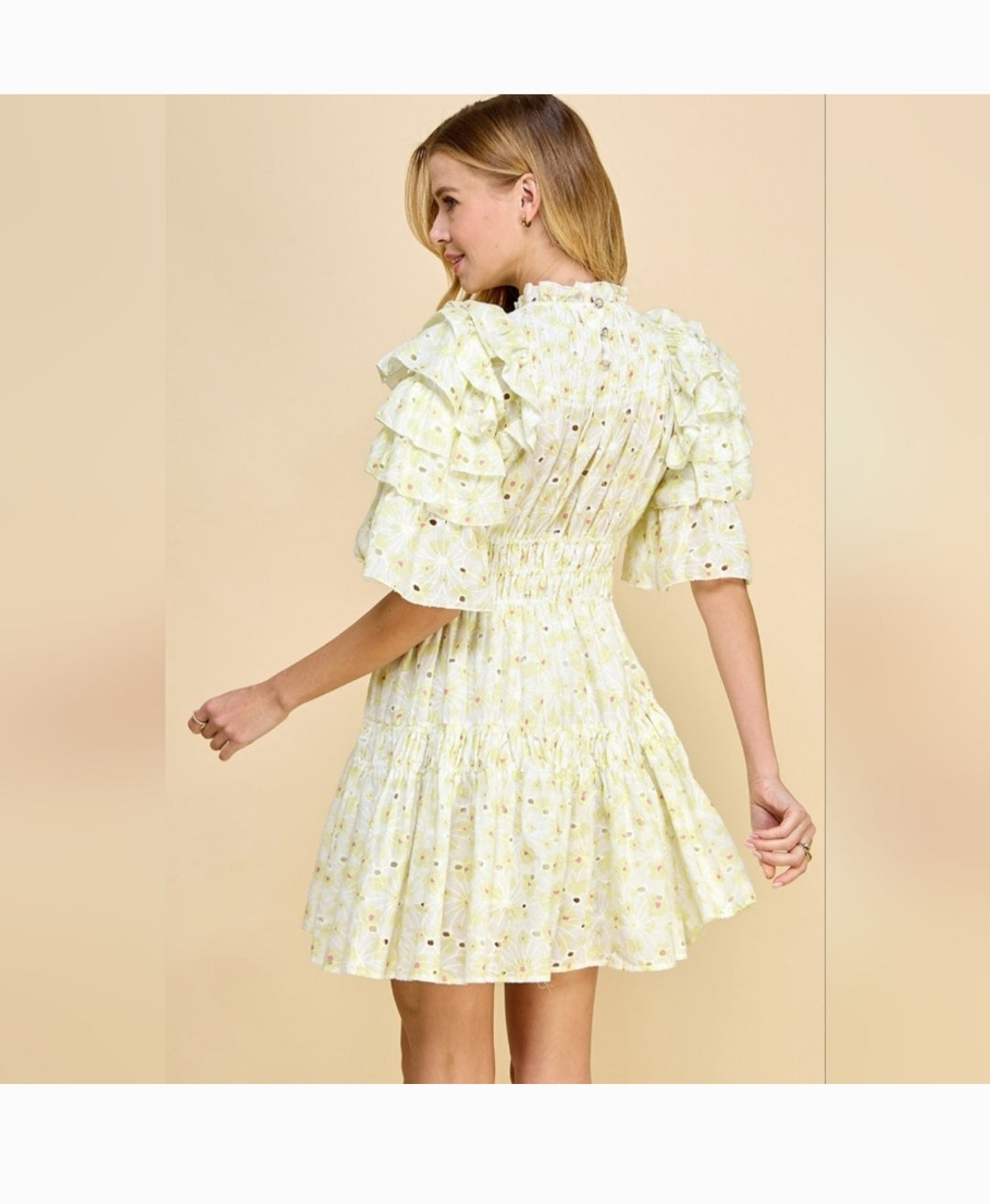On The Way Lace Mini Dress