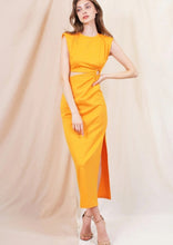 It's Me Cutout Dress in Orange