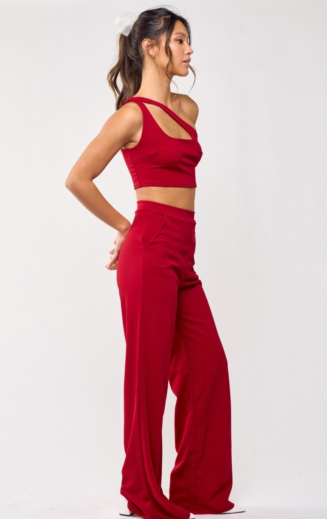 Chichi Wide leg pants & cropped top set