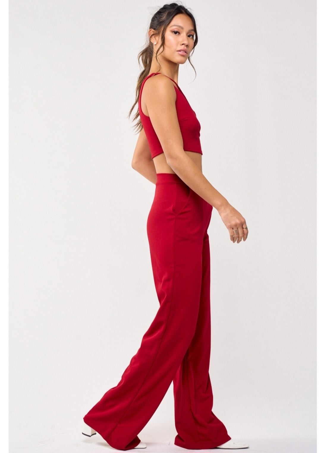 Chichi Wide leg pants & cropped top set