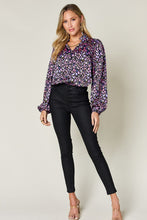 Printed Long Sleeve Blouse