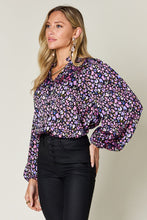 Printed Long Sleeve Blouse