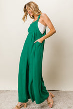 Sleeveless Wide Leg Jumpsuit