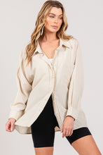 Striped Button Up Long Sleeve Shirt