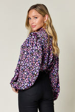 Printed Long Sleeve Blouse