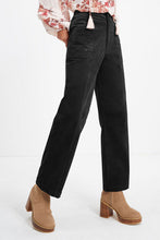 Pocketed Elastic Waist Straight Pants - Kenchima 