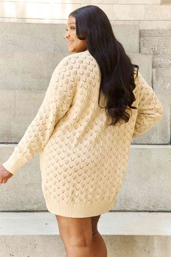 Open Front Sweater Cardigan