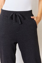 RISEN Soft Knit Drawstring Cropped Joggers