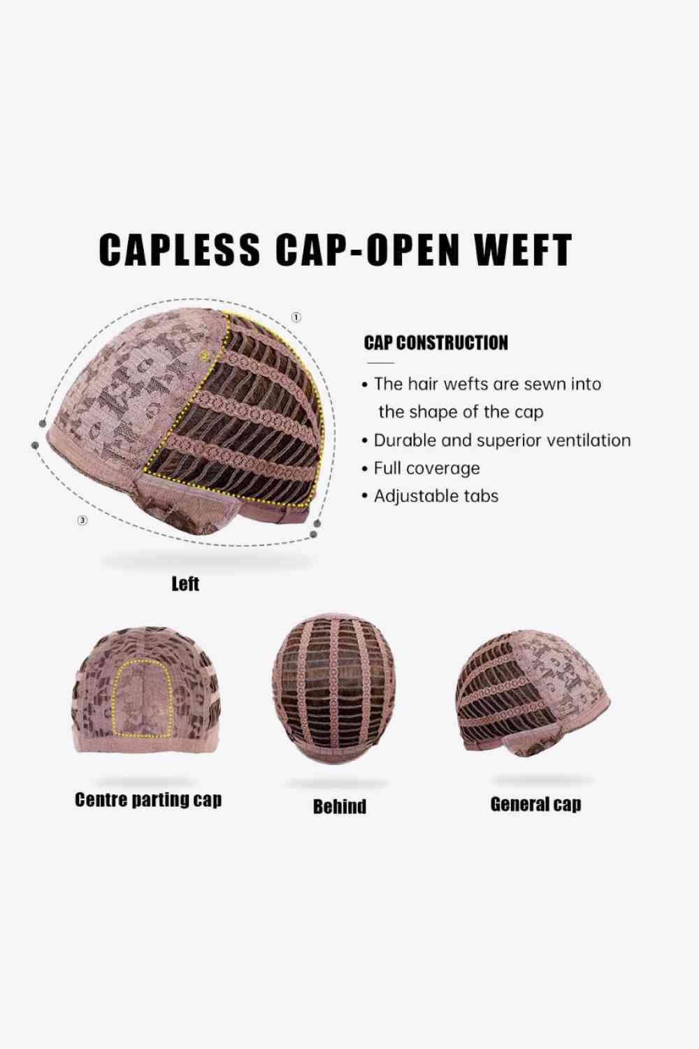 Brown Blonde Wigs | Synthetic Mid-length Straight Wigs | Kenchima