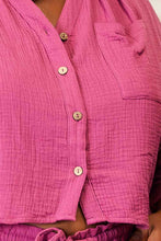 Basic Bae Buttoned Long Sleeve Top and Shorts Set - Kenchima 