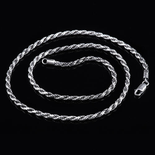 925 Sterling Silver Necklace | Snake Silver Chain | Kenchima
