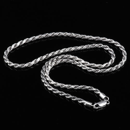 925 Sterling Silver Necklace | Snake Silver Chain | Kenchima