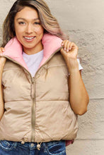 Drawstring Puffer Vest