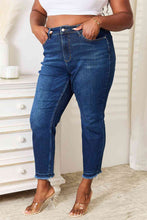 Size High Waist Released Hem Slit Jeans