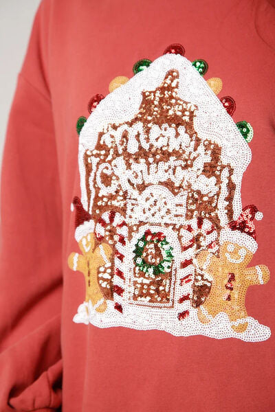 Sequin Christmas Sweatshirt