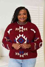 Aztec Soft Fuzzy Sweater