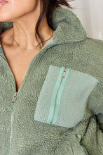 Zip Up Collared Neck Jacket - Kenchima 