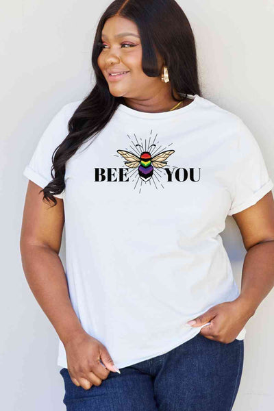 Simply Love Full Size BEE YOU Graphic T-Shirt