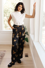 Legendary in Leopard Satin Wide Leg Pants