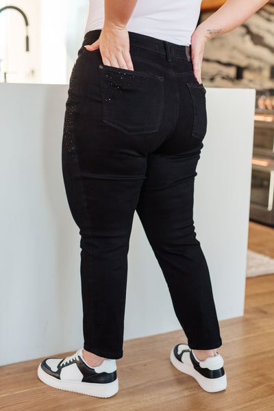 Slim Fit Jeans in Black