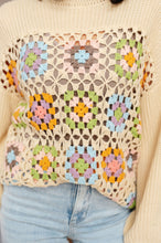 Square Dance Granny Square Sweater