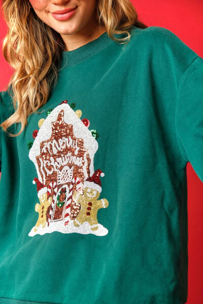 Sequin Christmas Sweatshirt