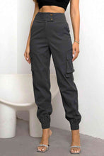 High Waist Cargo Pants - Kenchima 