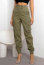 High Waist Cargo Pants - Kenchima 