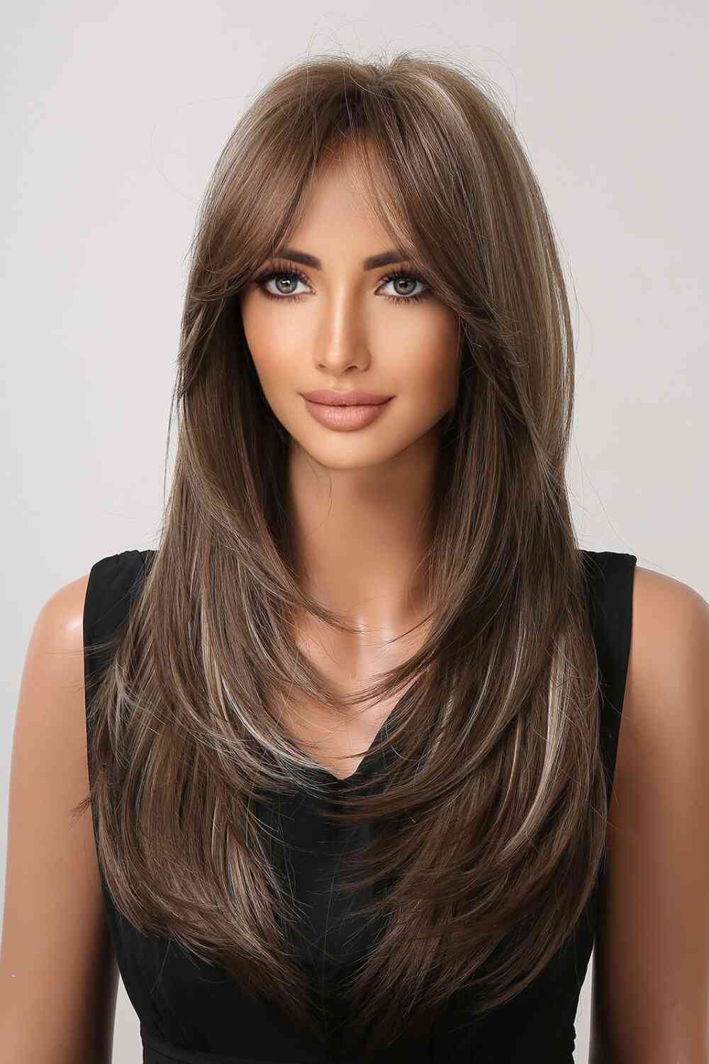 Synthetic Long Straight Wig | Affordable Synthetic Wigs | Kenchima