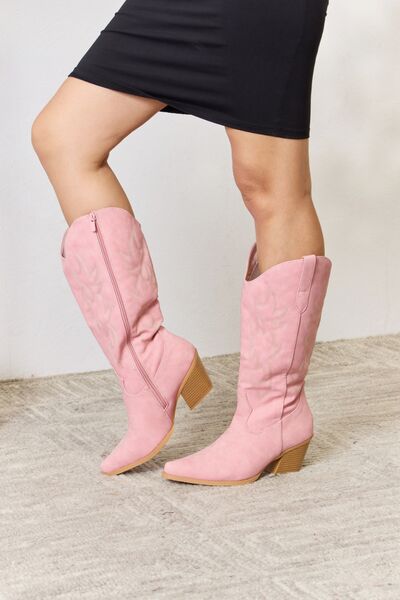 Forever Link Knee High Cowboy Boots