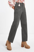 Pocketed Elastic Waist Straight Pants - Kenchima 